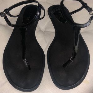 Nine West black sandals